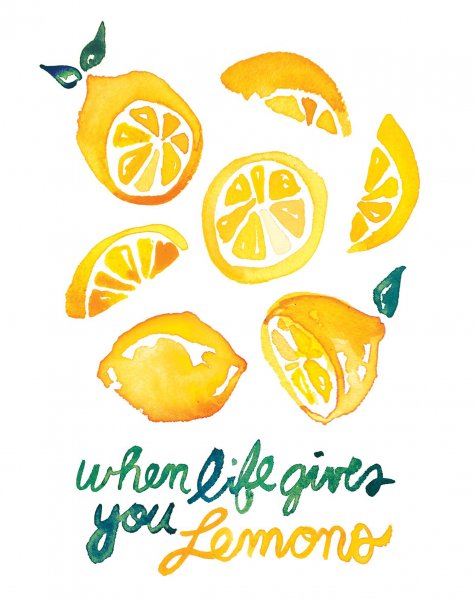 Постер лимон