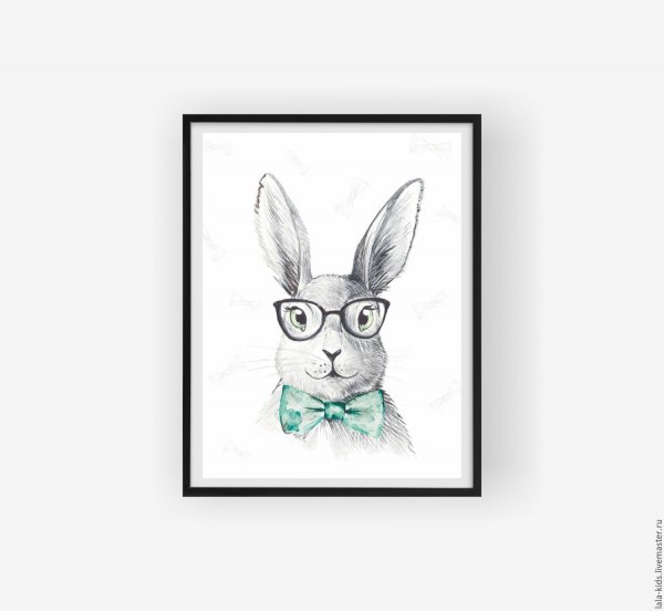 Постер заяц