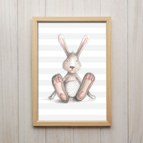 Постеры для детской кролик