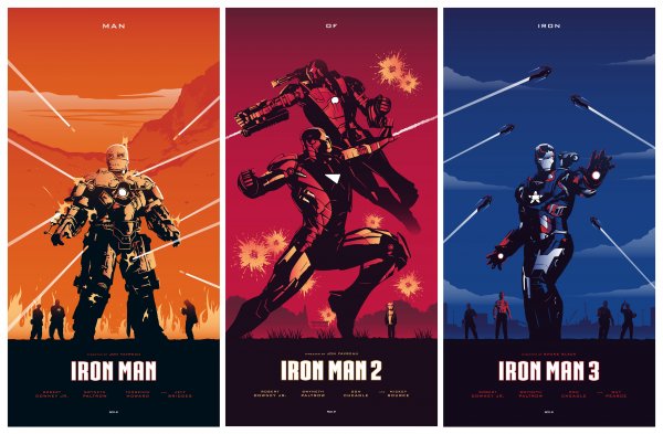 Iron man Trilogy poster