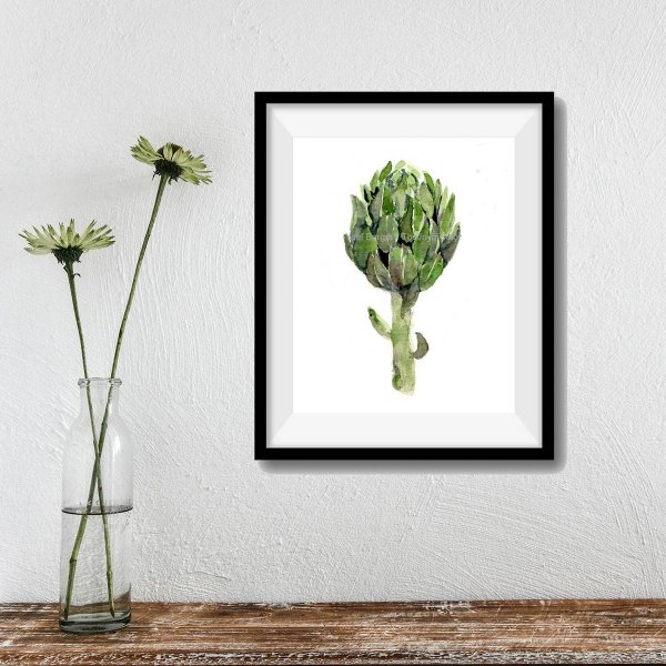 Постеры на стене артишок