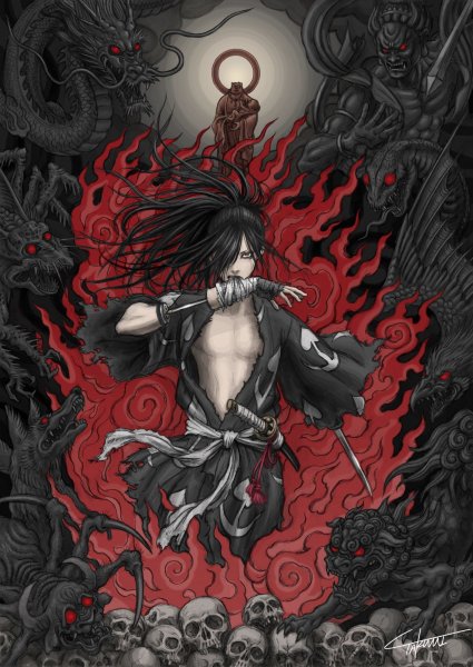 Дороро и Хяккимару мультсериал кадры