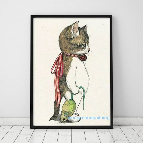 Кот в скандинавском стиле