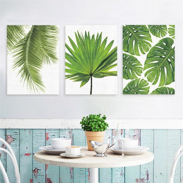 Тропический принт в интерьере