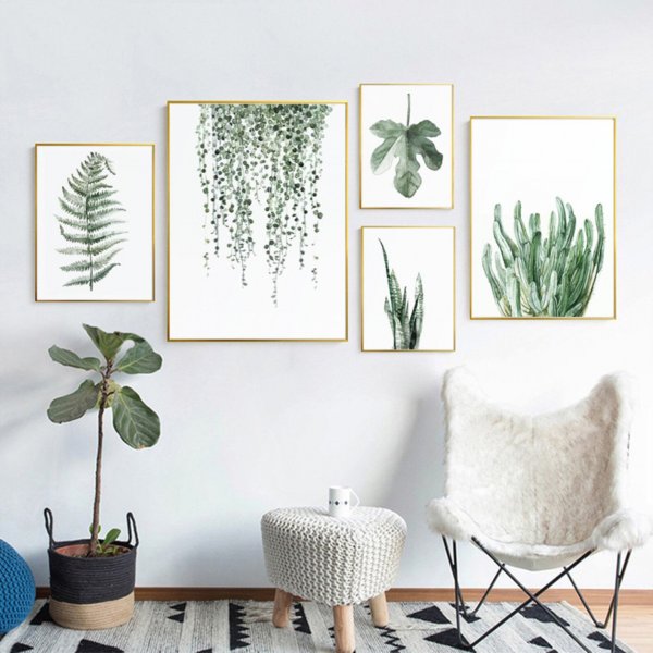 Постеры растения для интерьера