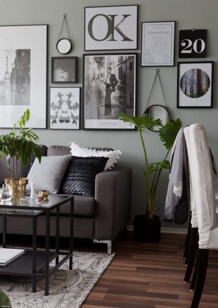 Ваза голова HM В интерьере