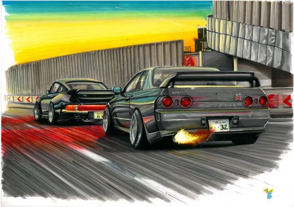 Nissan Skyline r32 Art