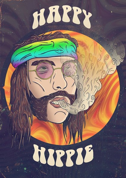 Хиппи живопись Пинтерест