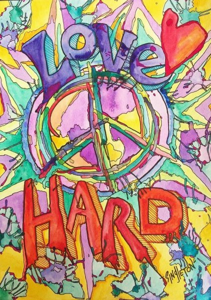 Плакаты на тему хиппи