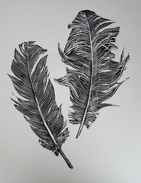 Перо гравюра