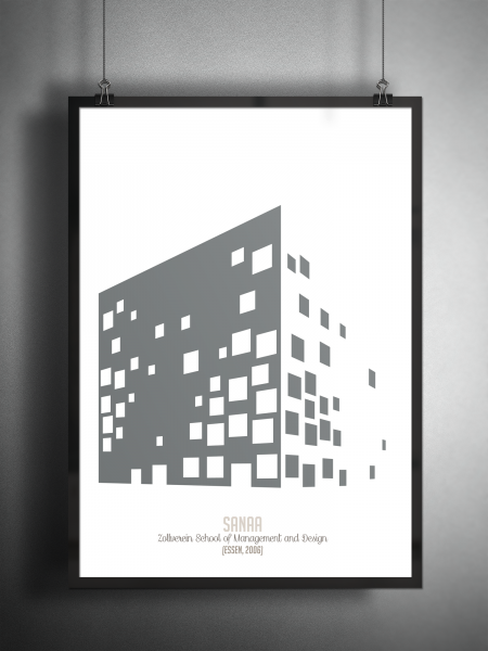 Постер современная архитектура