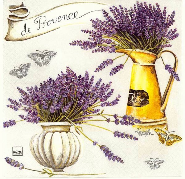Салфетки для декупажа в стиле Прованс