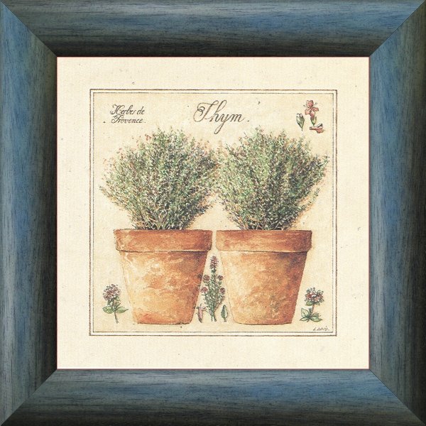 Пряные травы в горшках для декупажа