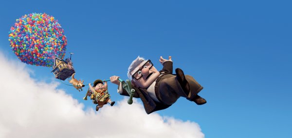 Вверх мультфильм Постер