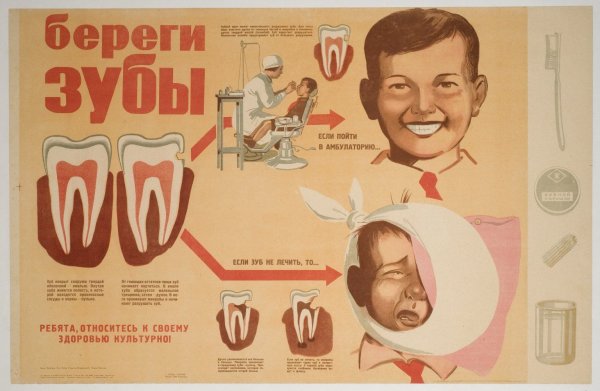 Зуб плакат медицинский