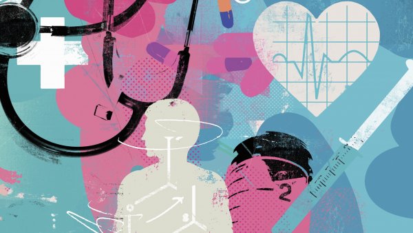 Медицинский коллаж фон