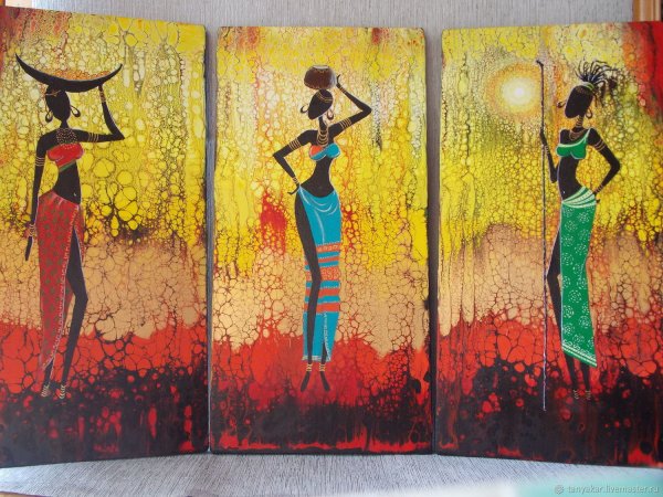 Постеры в африканском стиле