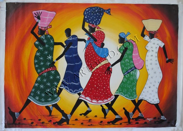 Традиционная Африканская живопись