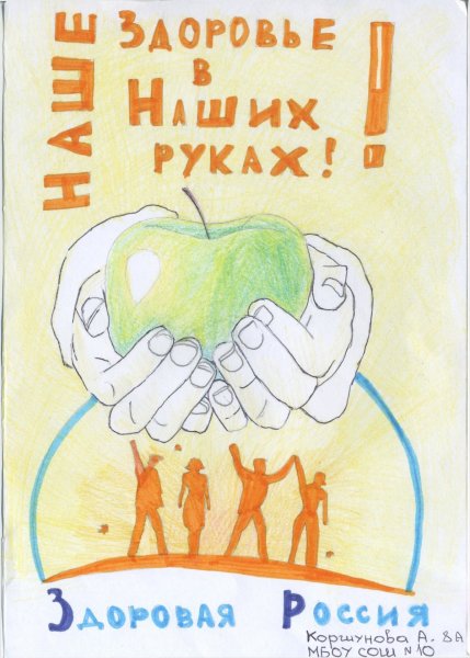 Плакат здоровый образ жизни