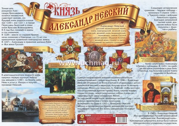 Плакат князь Александр Невский