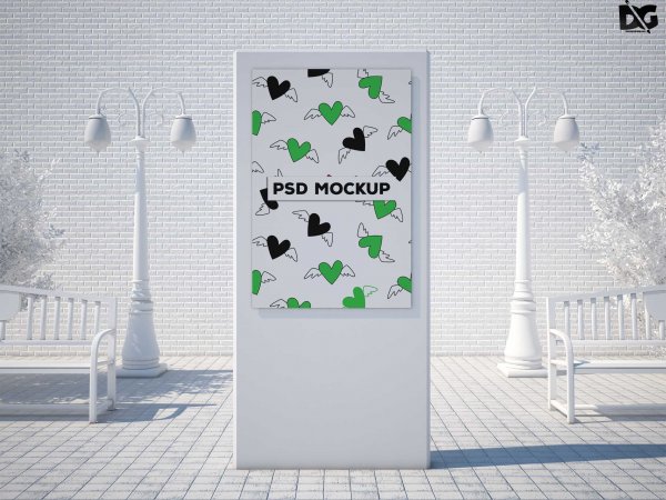 Мокап плакат