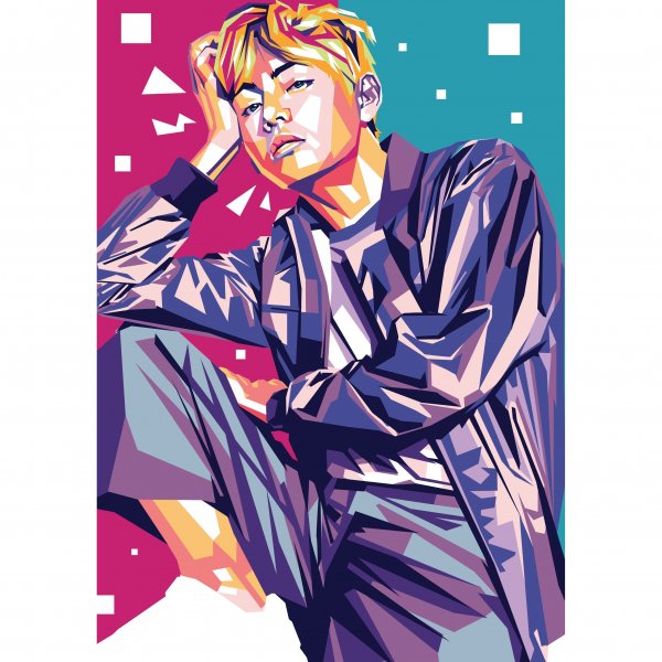 BTS V постеры