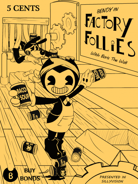 Bendy and the Ink Machine Постер Бориса