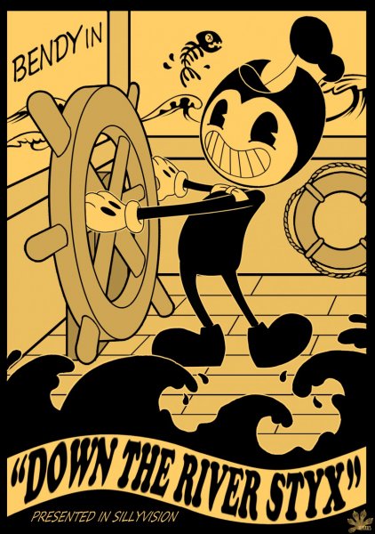 Bendy and the Ink Machine Постер Бориса
