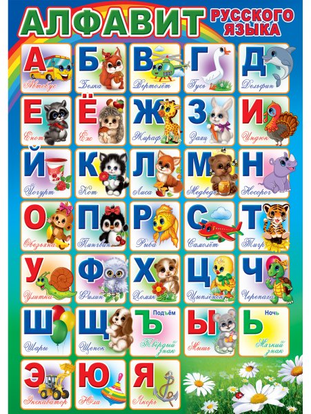 Плакат. Русский алфавит