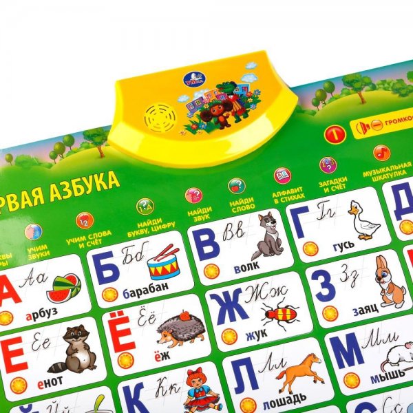 Обучающий плакат Азбука