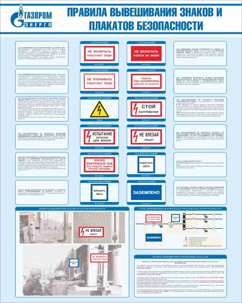 Охрана труда знаки безопасности на предприятии