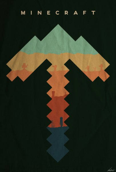 Плакат с МАЙНКРАФТОМ