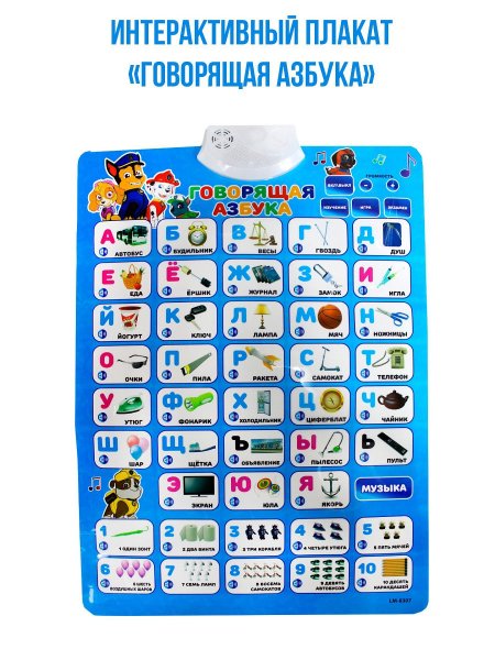 Азбука плакат расстановка