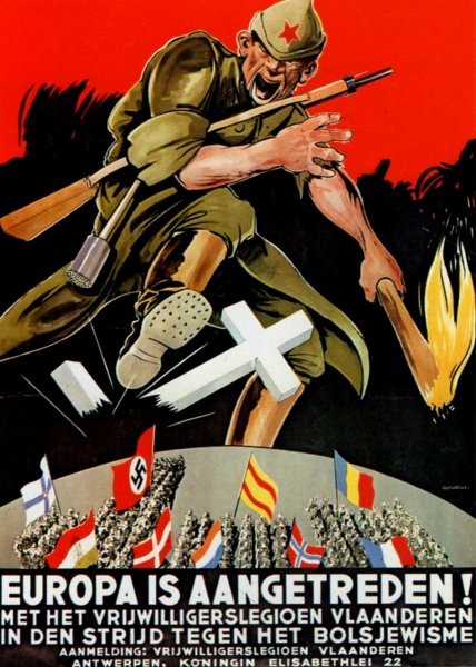 Плакаты Германии 2 мировой против СССР