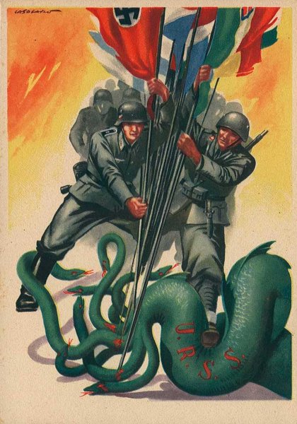 Плакаты с антисоветской агитацией