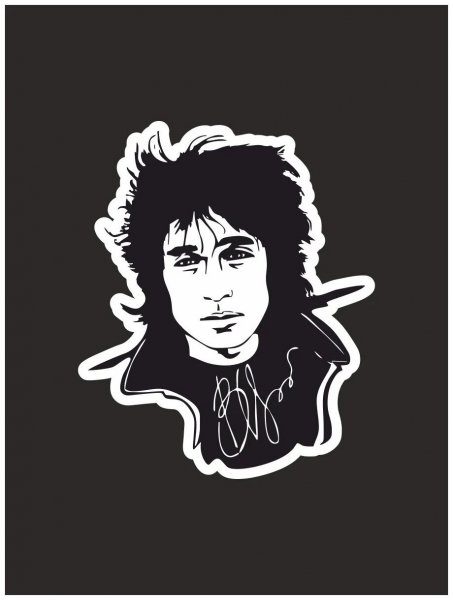 Постер группы кино и Виктора Цоя