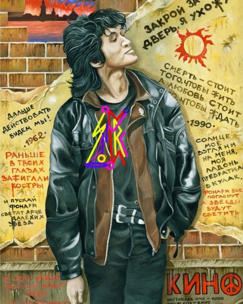 Виктор Цой плакат