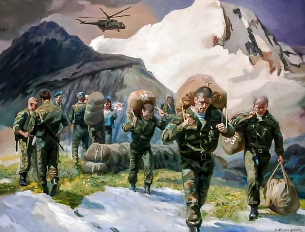 Современная армия в живописи