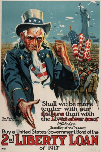 Американский пропагандистский плакат второй мировой войны