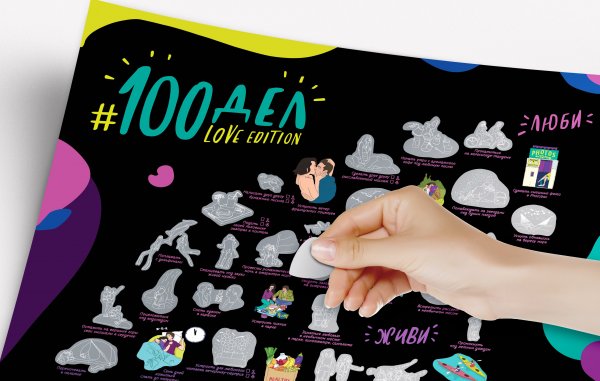 Скретч-Постер 100 дел Trueman