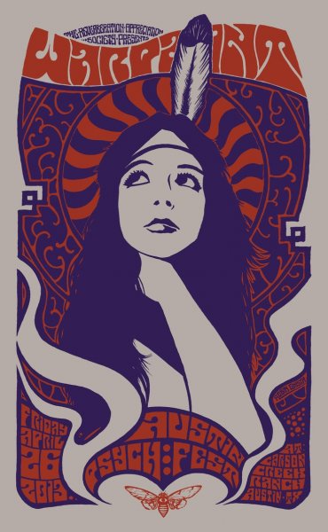 Плакаты в стиле хиппи