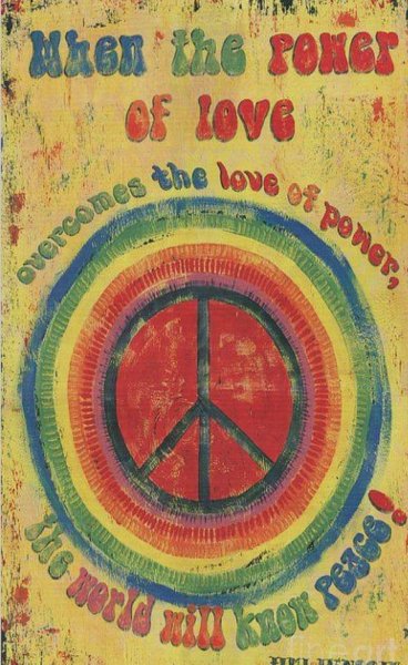 Psychedelic 60 s Art poster