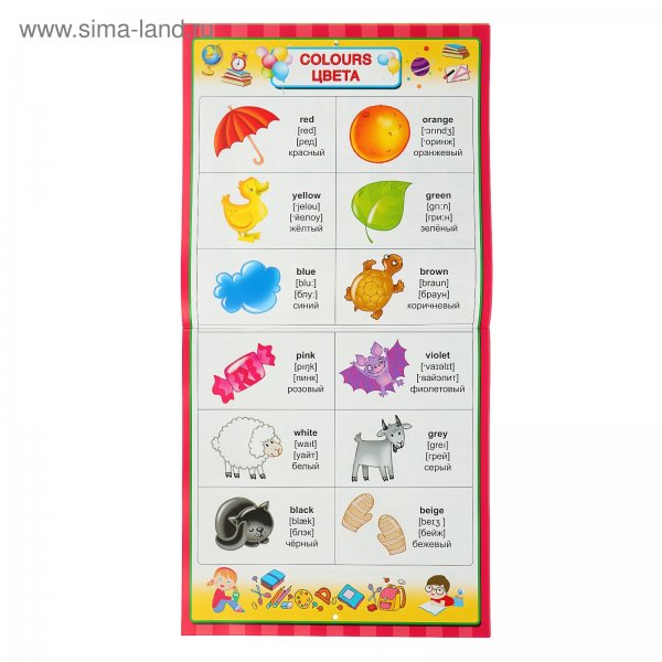 Обучающие плакаты для детей