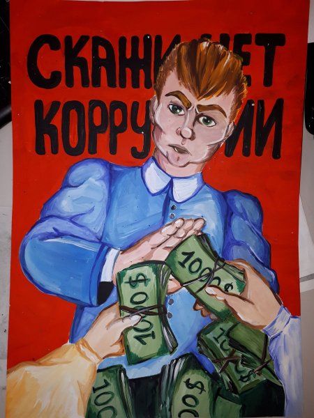 Коррупция плакат