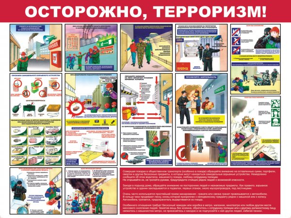 Плакаты по терроризму