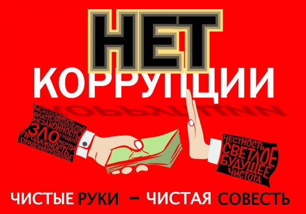 Коррупция плакат