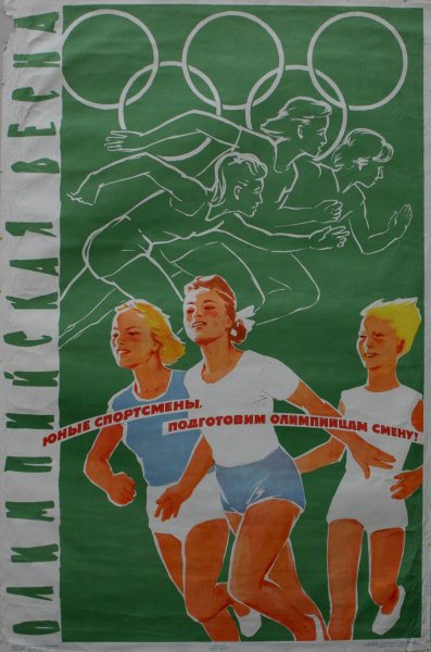 Старые спортивные плакаты