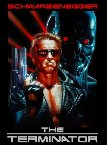 Постер the Terminator 1984
