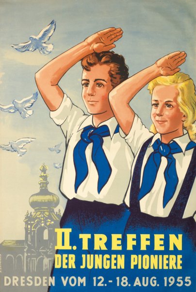 Плакаты германской Демократической Республики