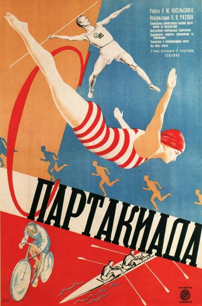 Советские физкультурные плакаты